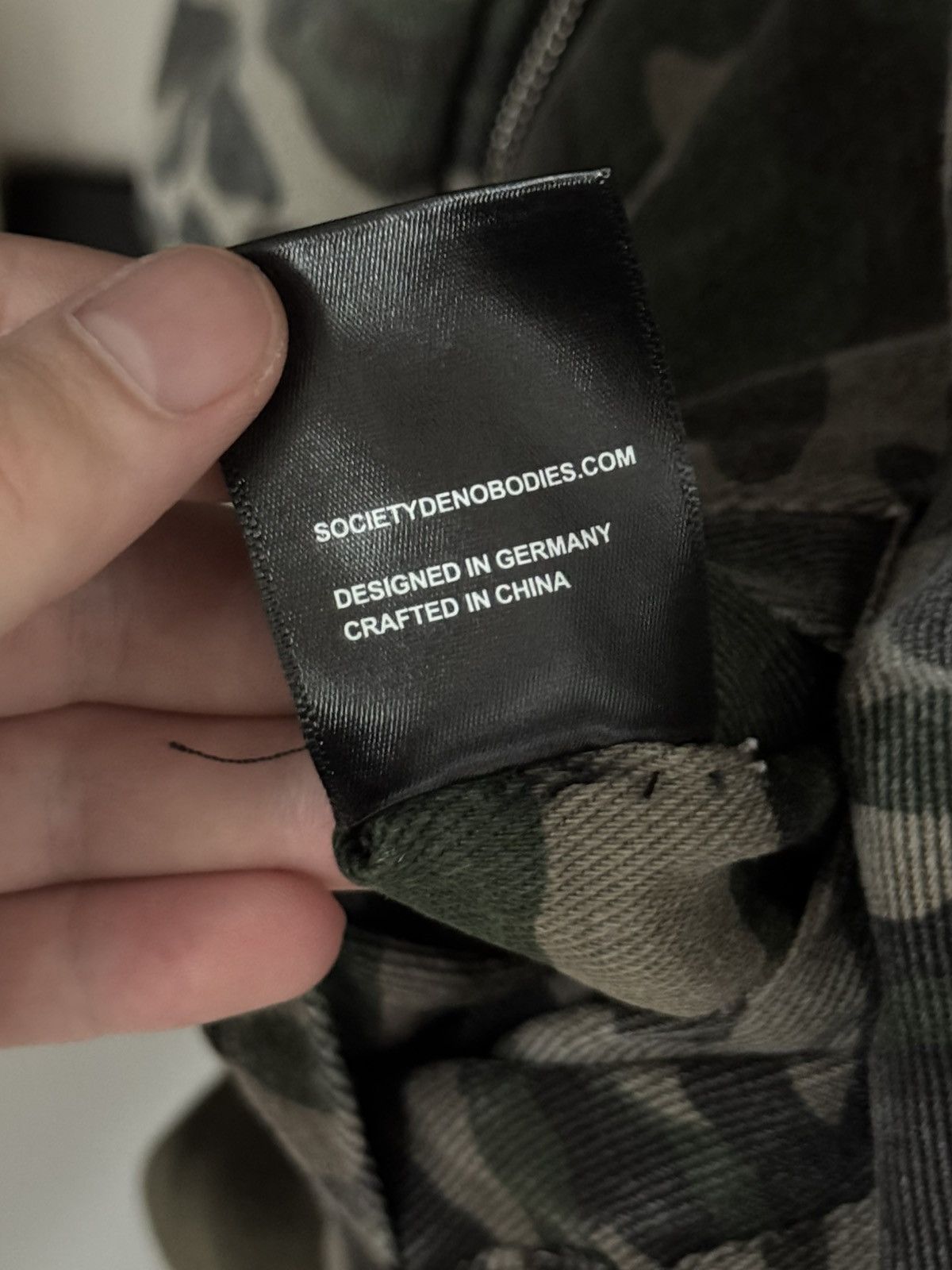 Other ✅Sosiety de nobodies reverse bomber camo black Size US L / EU 52-54 / 3 - 8 Thumbnail
