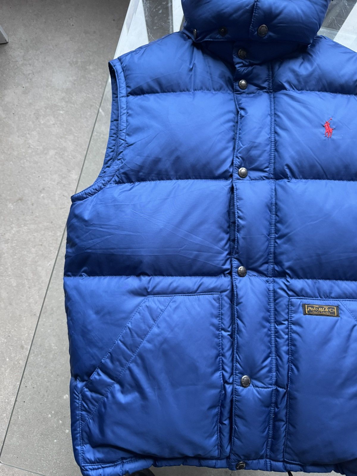 Polo Ralph Lauren Vintage Polo Ralph Lauren Blue Vest Size US S / EU 44-46 / 1 - 6 Thumbnail