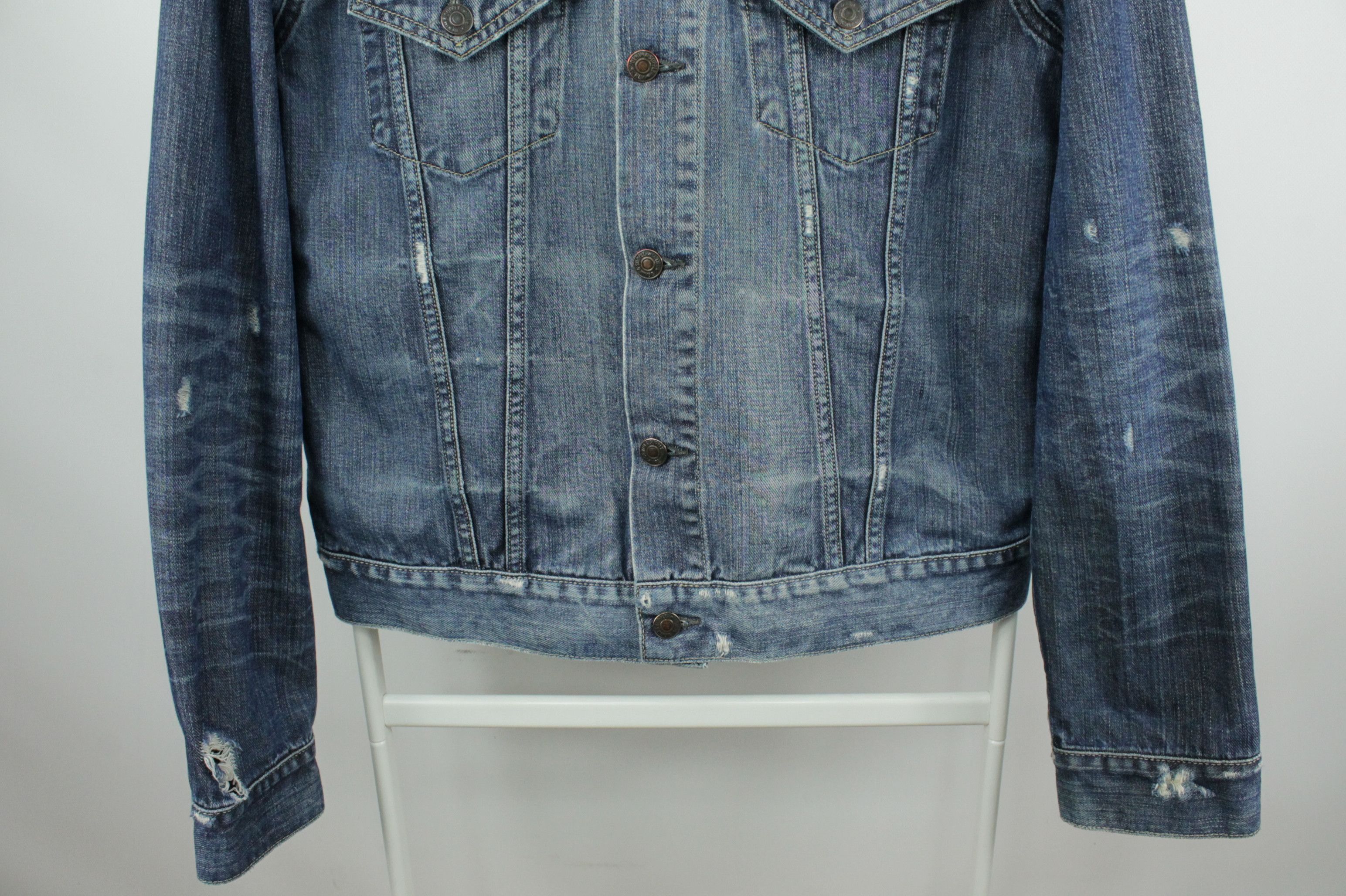 Denim & Supply Ralph Lauren Denim And Supply Ralph Lauren Distressed Denim Jacket Size US M / EU 48-50 / 2 - 4 Thumbnail