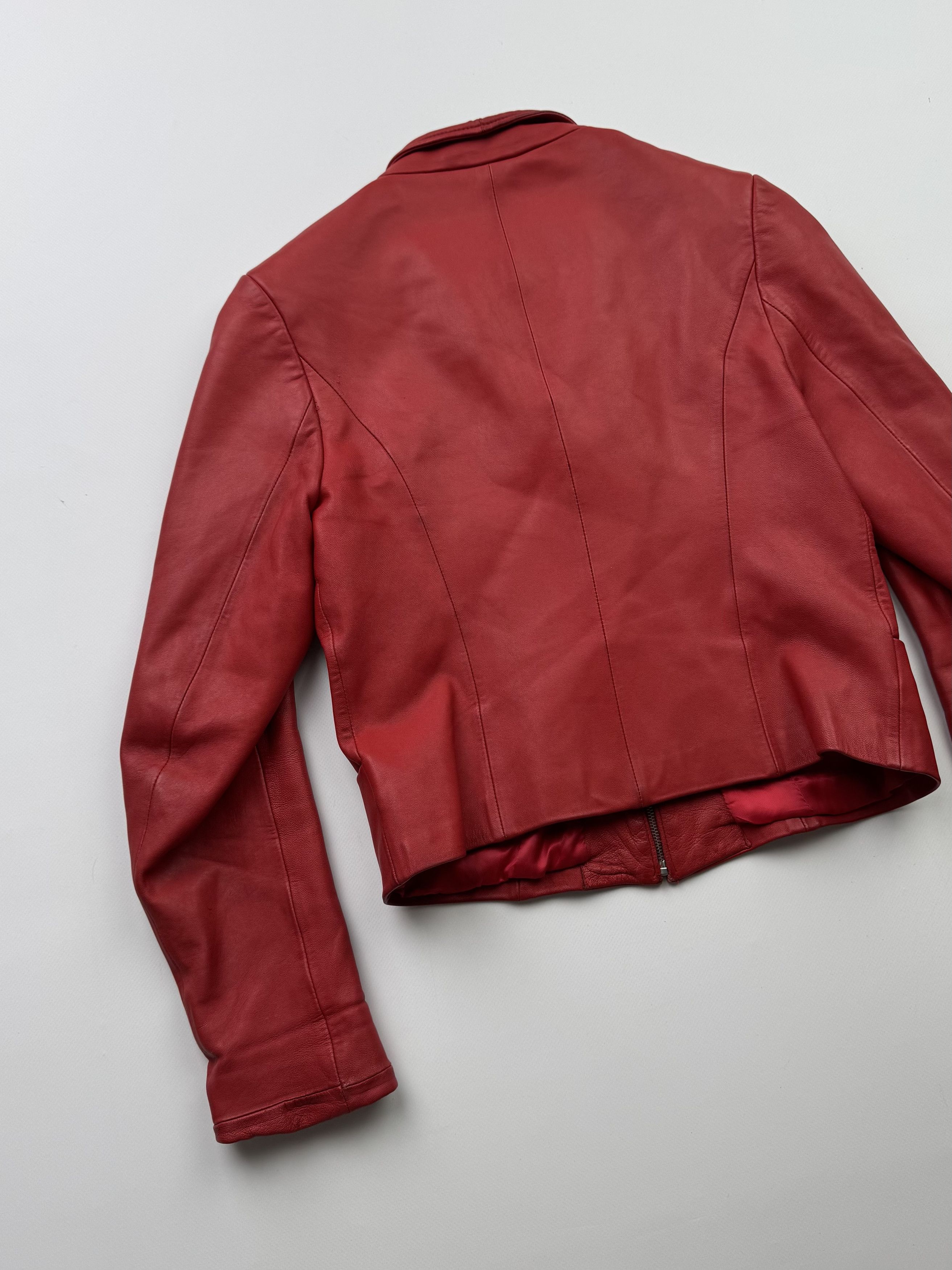 Hysteric Glamour Vintage Cropped Leather Jacket B761(V76)E2 Size S / US 4 / IT 40 - 10 Thumbnail