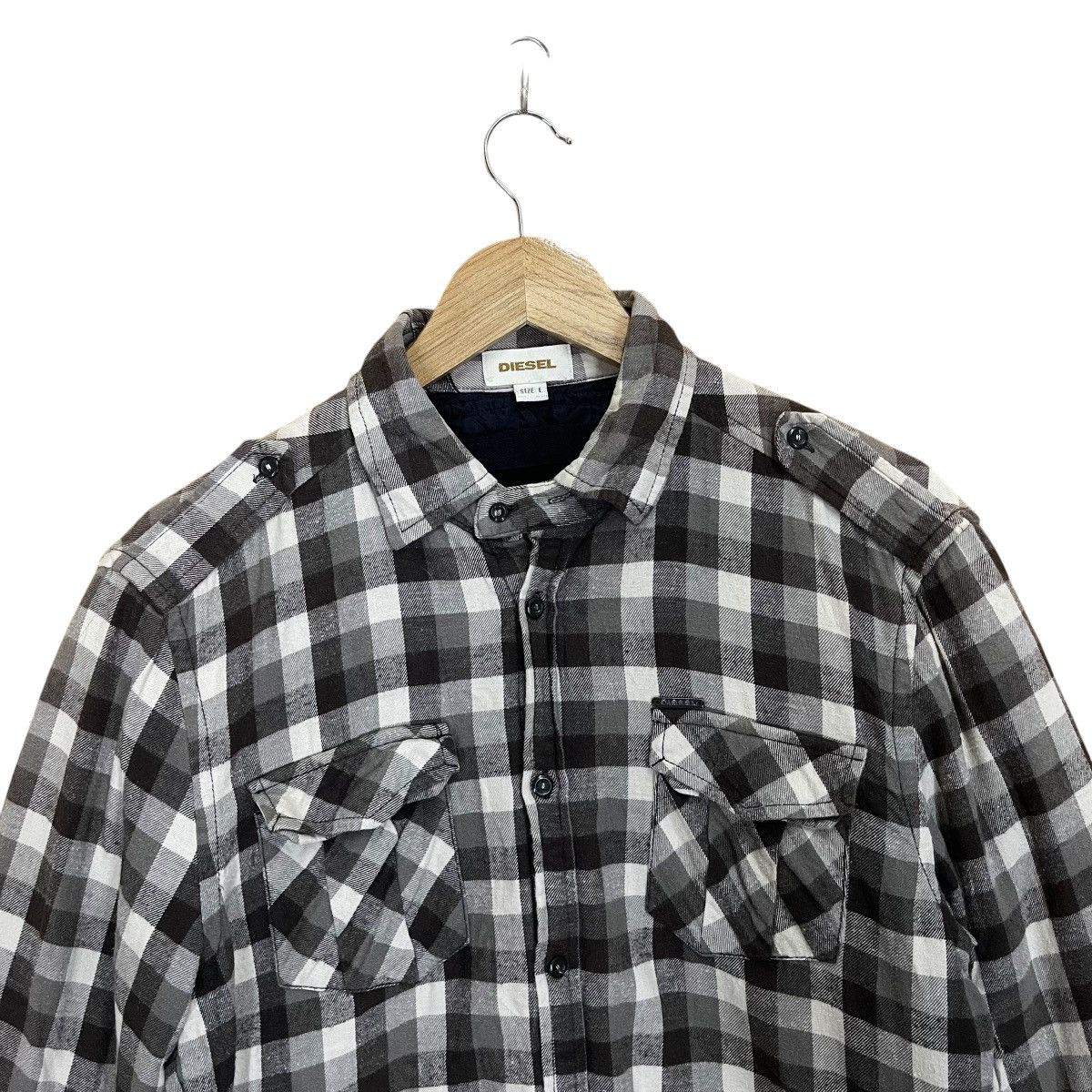 Diesel DIESEL CHECKED BUTTON JACKET Size US M / EU 48-50 / 2 - 4 Thumbnail
