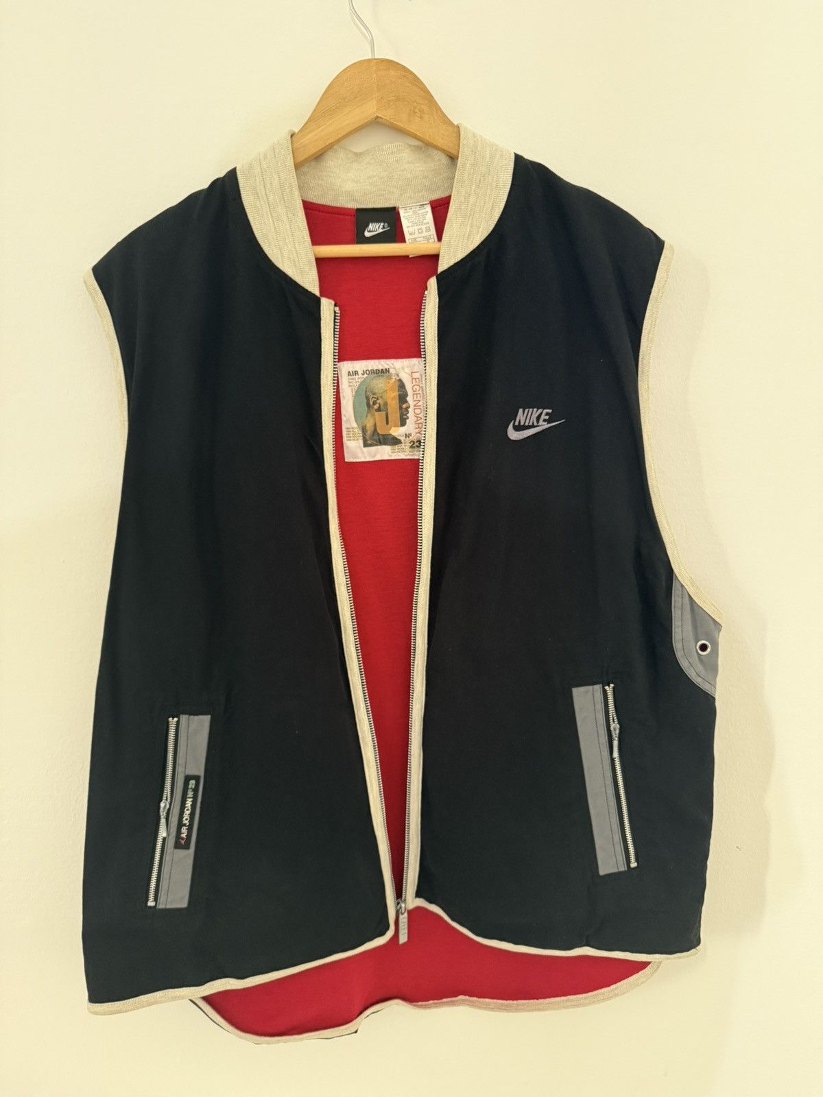 Vintage Nike Air Jordan 23 retro Nike vest 90s