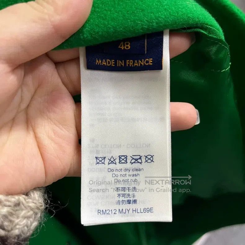 Louis Vuitton Louis Vuitton Green monogrammed, loose-fitting, long-sleev Size US M / EU 48-50 / 2 - 3 Thumbnail