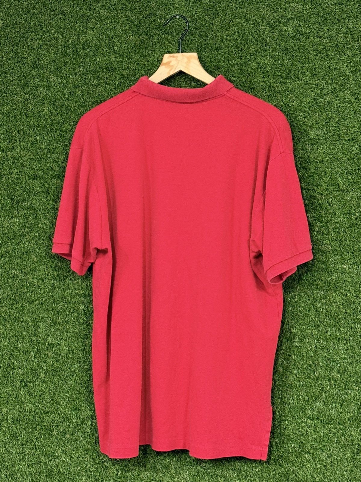 Polo Ralph Lauren Vintage Polo Ralph Lauren Red Navy Shirt Large PRL Size US L / EU 52-54 / 3 - 5 Thumbnail