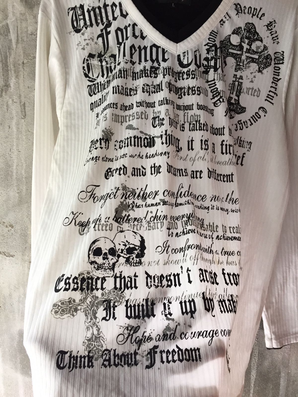 Hysteric Glamour TIME STEP ART DOUBLE LAYER LONG SLEEVE Size US L / EU 52-54 / 3 - 4 Thumbnail