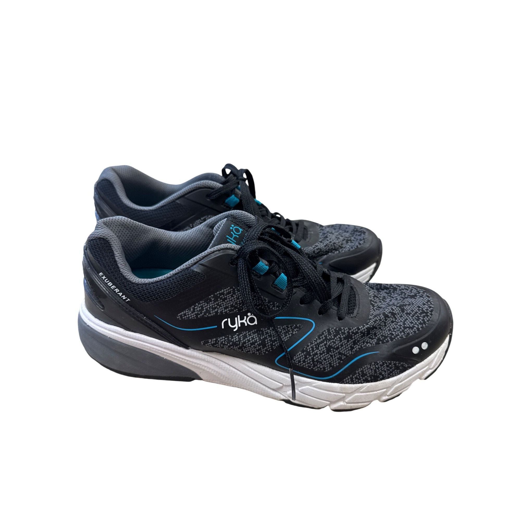 Designer Ryka Exuberant Mens Black Low Sneakers Shoes Size 10M SKU 73 Size US 10 / EU 43 - 4 Thumbnail