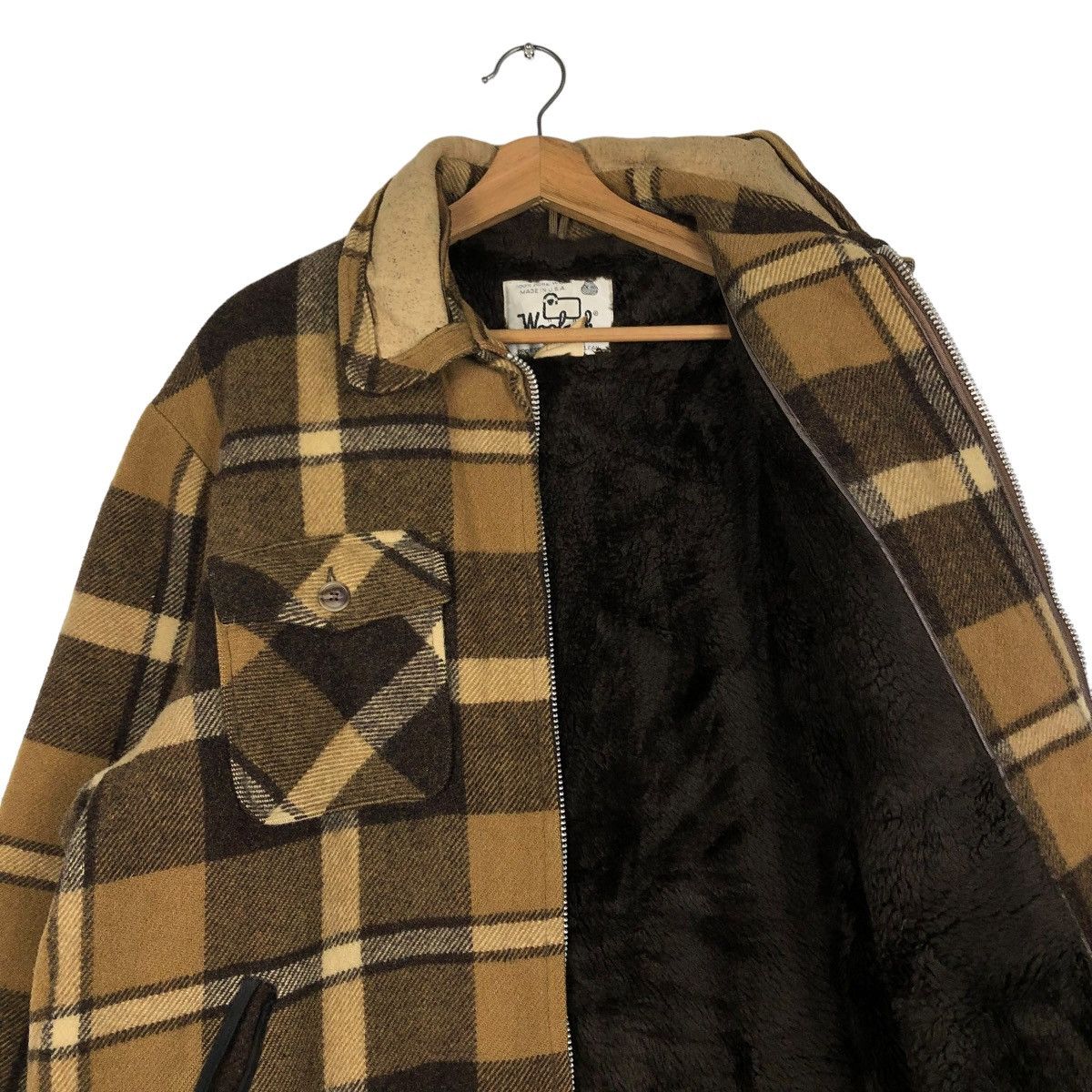 Woolrich Woolen Mills 🔥VINTAGE WOOL JACKET WOOLRICH MADE IN USA TARTAN DESIGN Size US XL / EU 56 / 4 - 14 Thumbnail
