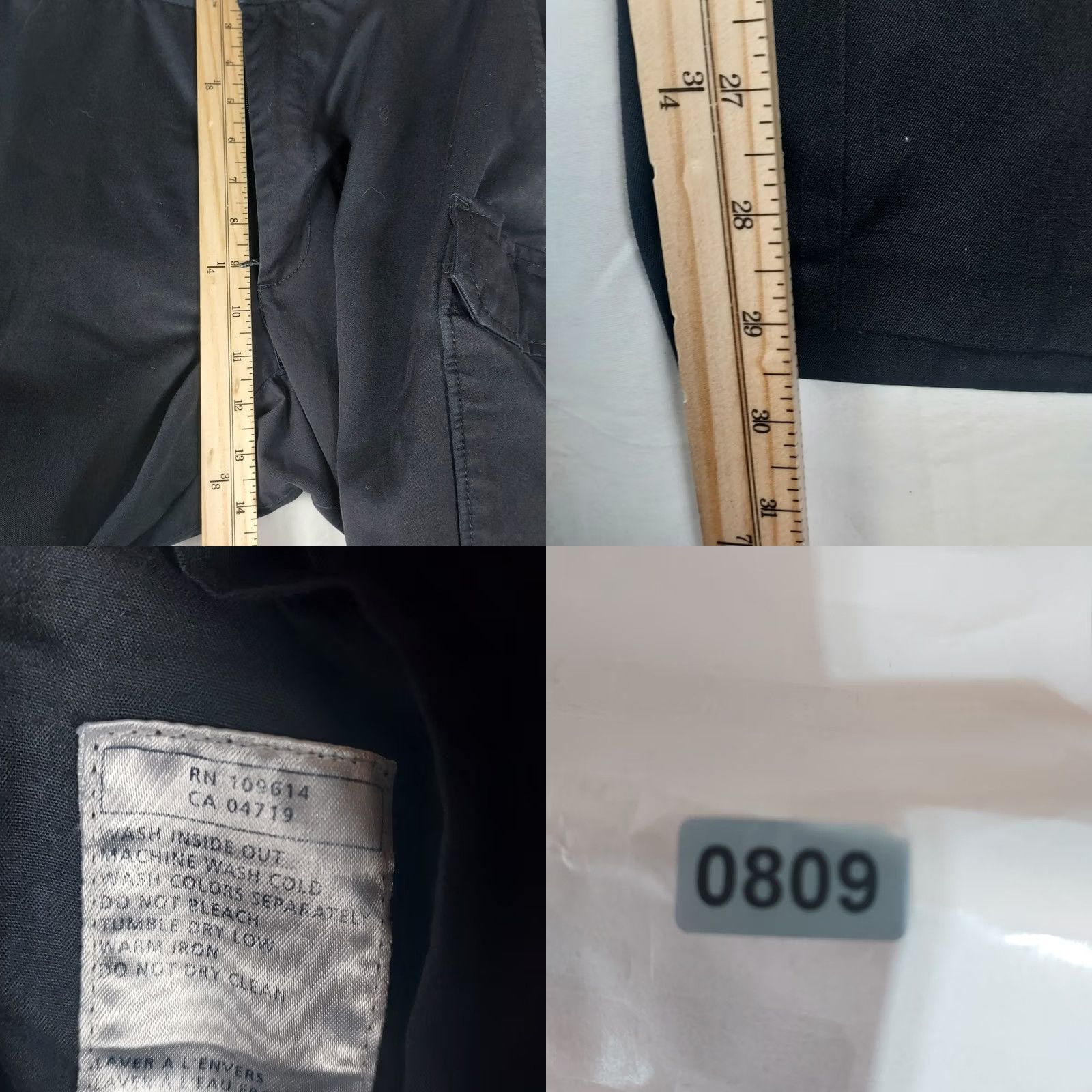 Vintage 5.11 Tactical Cargo Pants Men 36 Black Cotton Canvas Cargo Pocket Straight Leg Flat Front Mid Rise Workwear Uniform Mens Regular 5.11 Taclite Pro Size US 36 / EU 52 - 8 Thumbnail