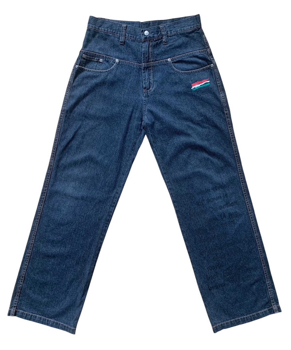 Massive Massive Massimo Blackhole HipHop Baggy Jeans Pants Size US 29 - 2 Thumbnail