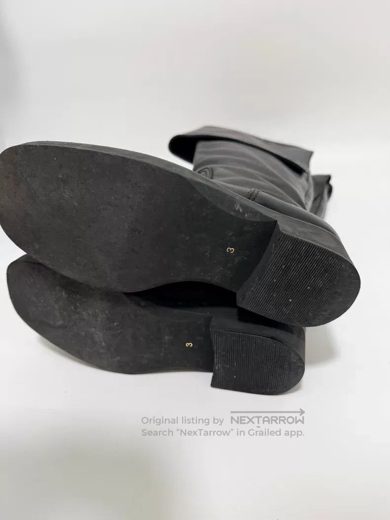 Yohji Yamamoto Yohji Yamamoto High-leg leather boots Size US 5.5 / EU 38 - 7 Thumbnail