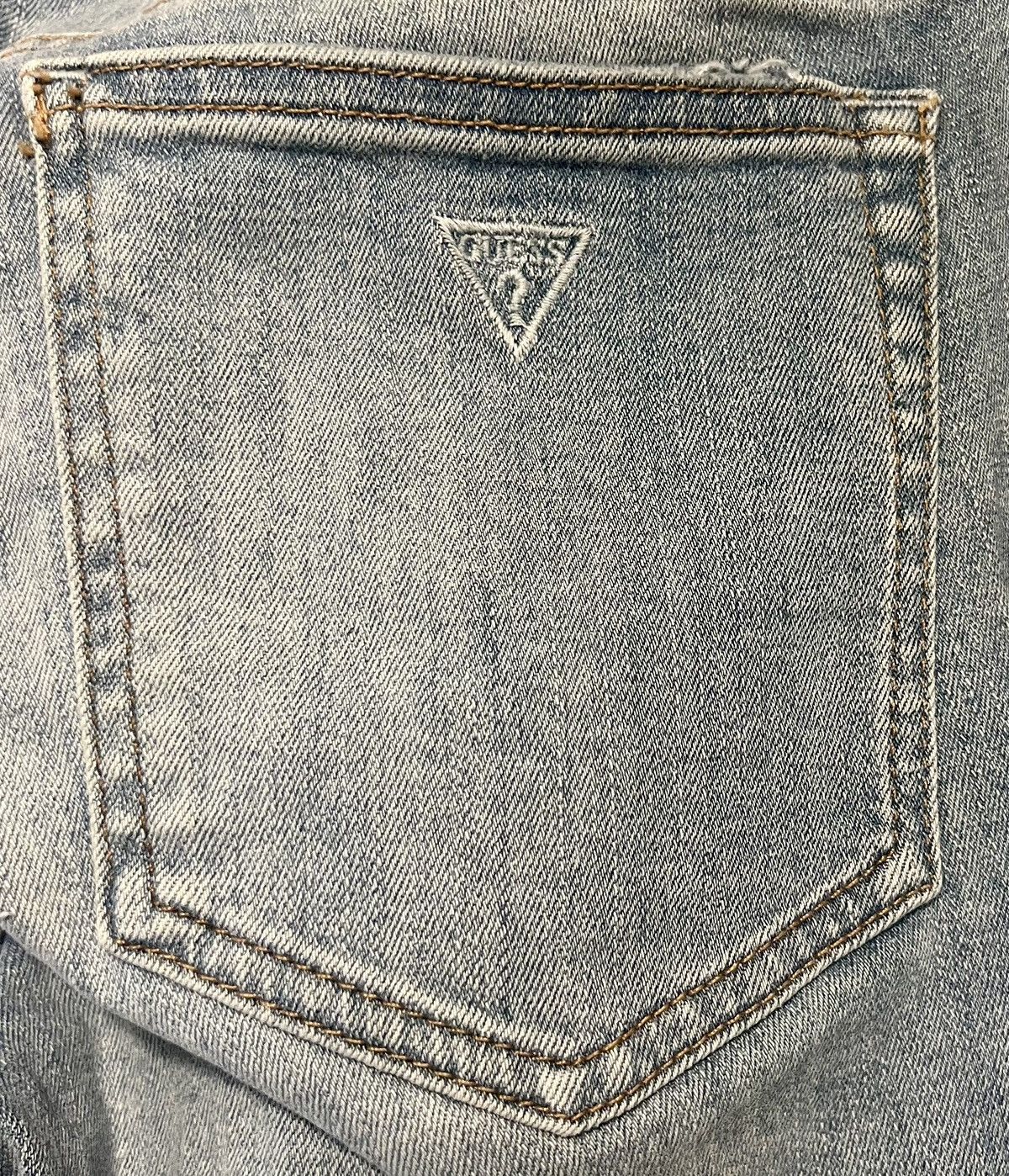 Designer × Guess × Jean Authentic Guess Los Angeles blue jeans size 29 with zippers Size 29" - 8 Thumbnail