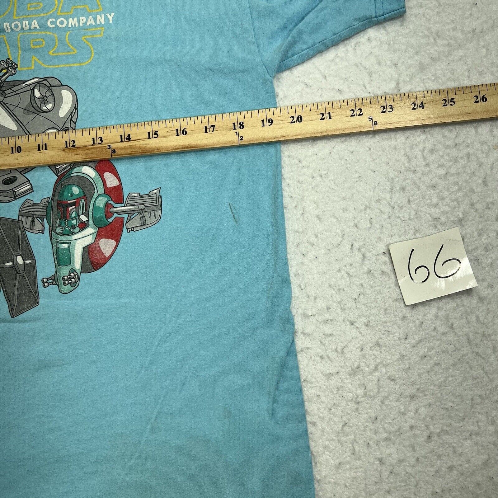 Star Wars Chewy Boba Company Medium Boba Wars Blue Graphic T Shirt Size US M / EU 48-50 / 2 - 11 Thumbnail
