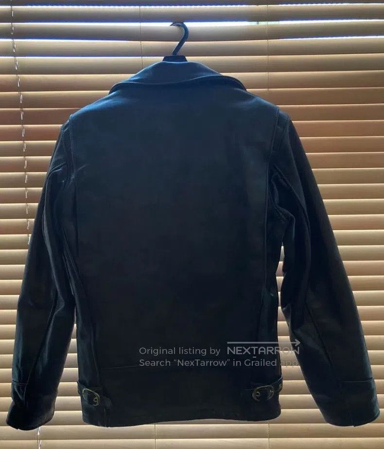 Schott Schott Straight lapel leather jacket Size US XXS / EU 40 - 2 Thumbnail