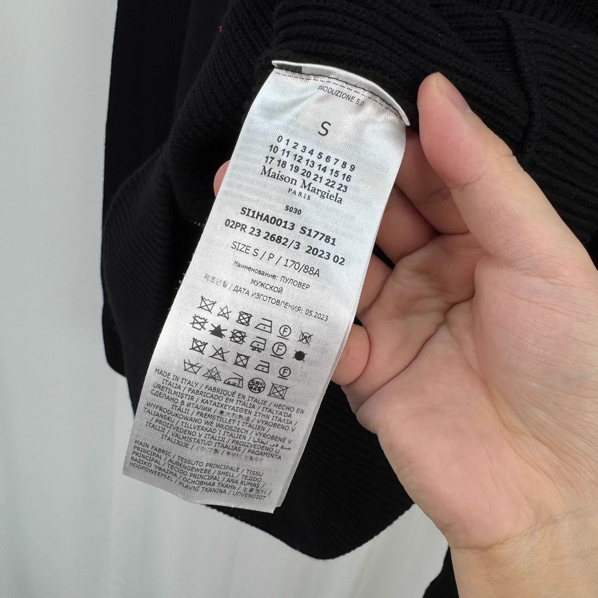 Maison Margiela Maison Margiela Black Zip Knit Jacket S 99 New Size S / US 4 / IT 40 - 6 Thumbnail