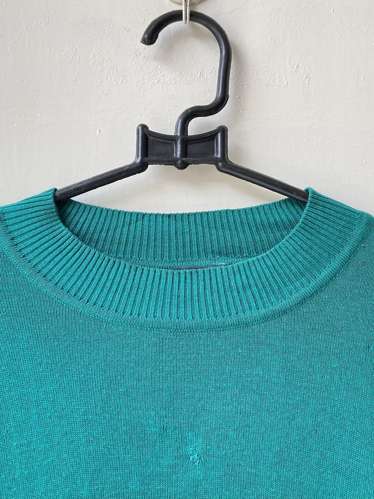 Band Tees × Designer × Japanese Brand BJORK Green Knit Sweater Size US XS / EU 42 / 0 - 5 Thumbnail