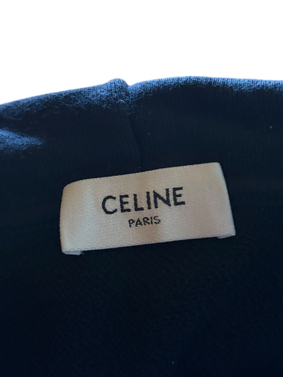 Celine Celine Graphic Logo Loose Hoodie Black - Size XS Size US XS / EU 42 / 0 - 4 Thumbnail