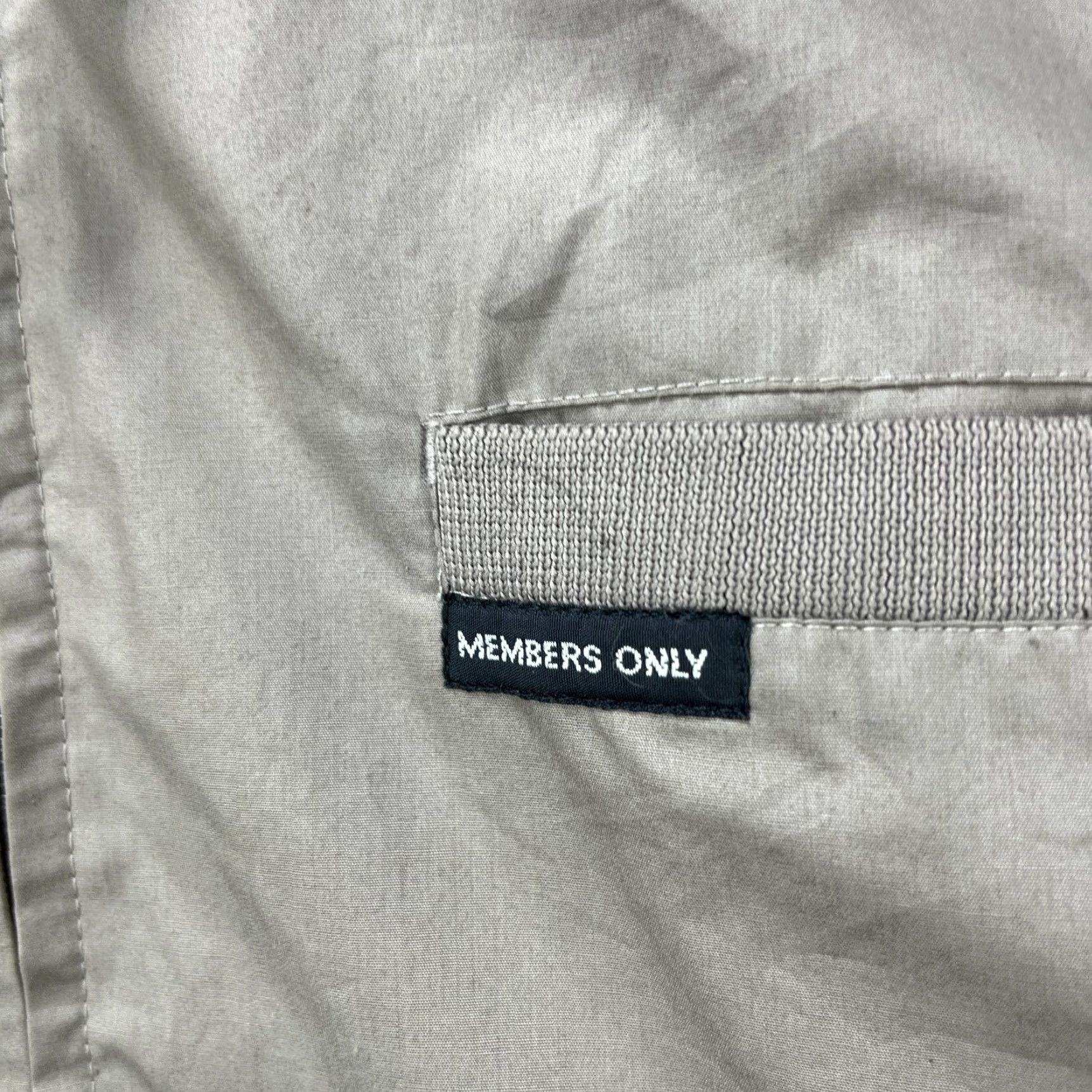 Members Only VINTAGE Members Only Jacket Windbreaker 90s Mens L Beige Size US L / EU 52-54 / 3 - 5 Thumbnail