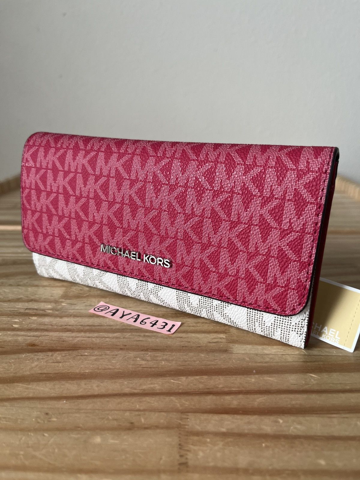 Michael Kors Michael Kors Jet set travel large trifold wallet Size ONE SIZE - 2 Thumbnail