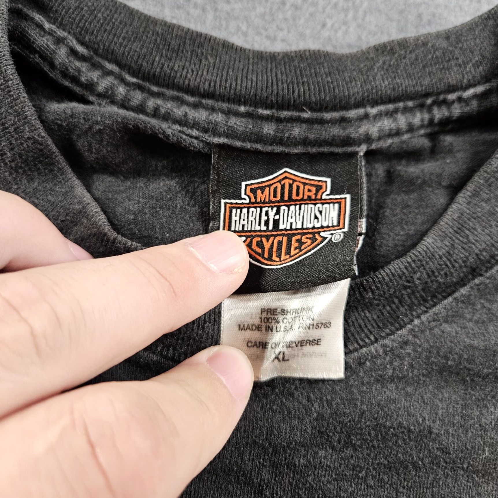 Harley Davidson VINTAGE Harley-Davidson Shirt Mens XL Black Just Ride 90s Graphic Print Short Sleeve Cotton Crew Neck T-Shirt Size US XL / EU 56 / 4 - 4 Thumbnail