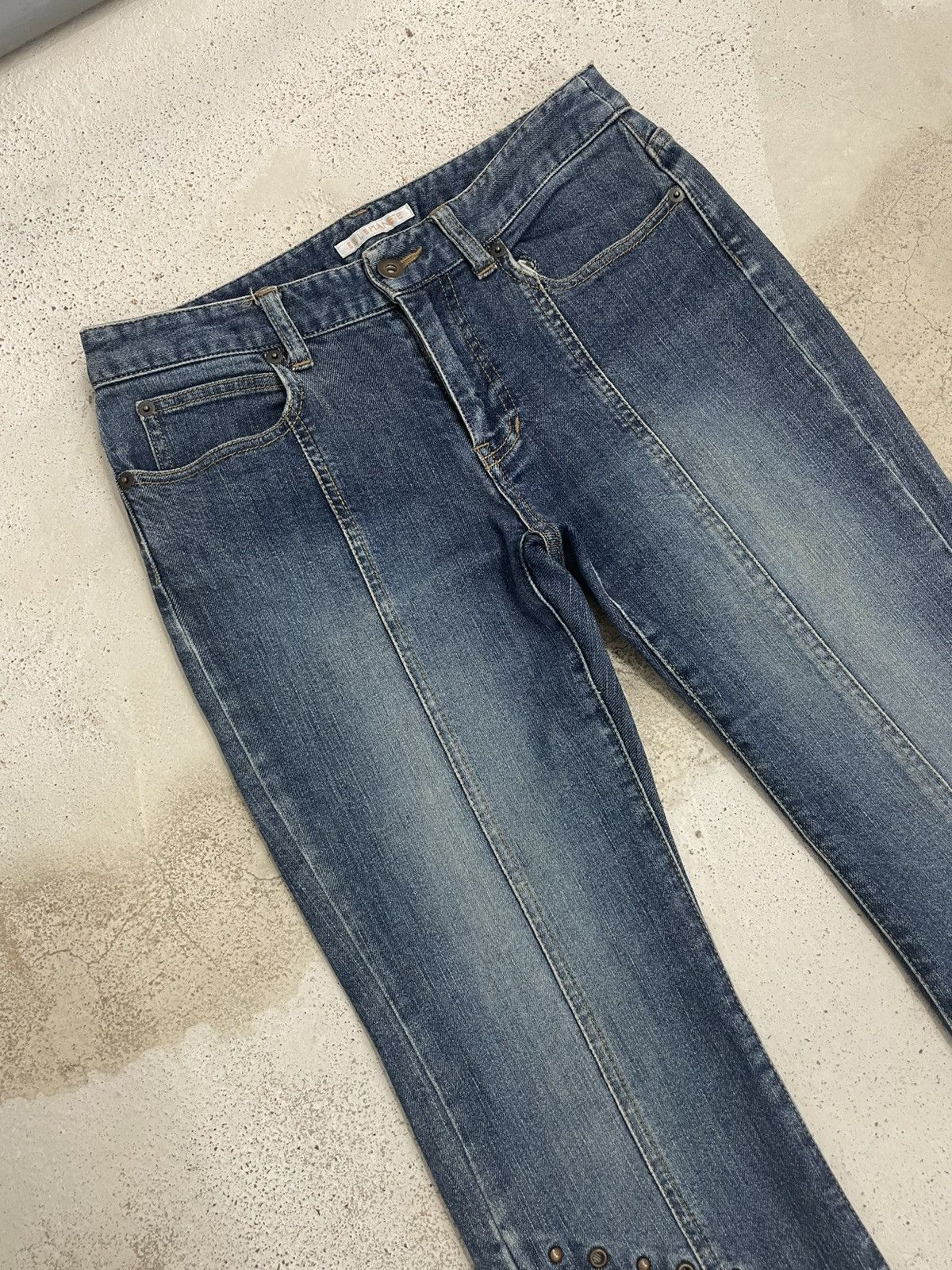 Hysteric Glamour Elle Planette Flare Stud Thread Asymmetrical Cut Design Size 26" / US 2 / IT 38 - 4 Thumbnail