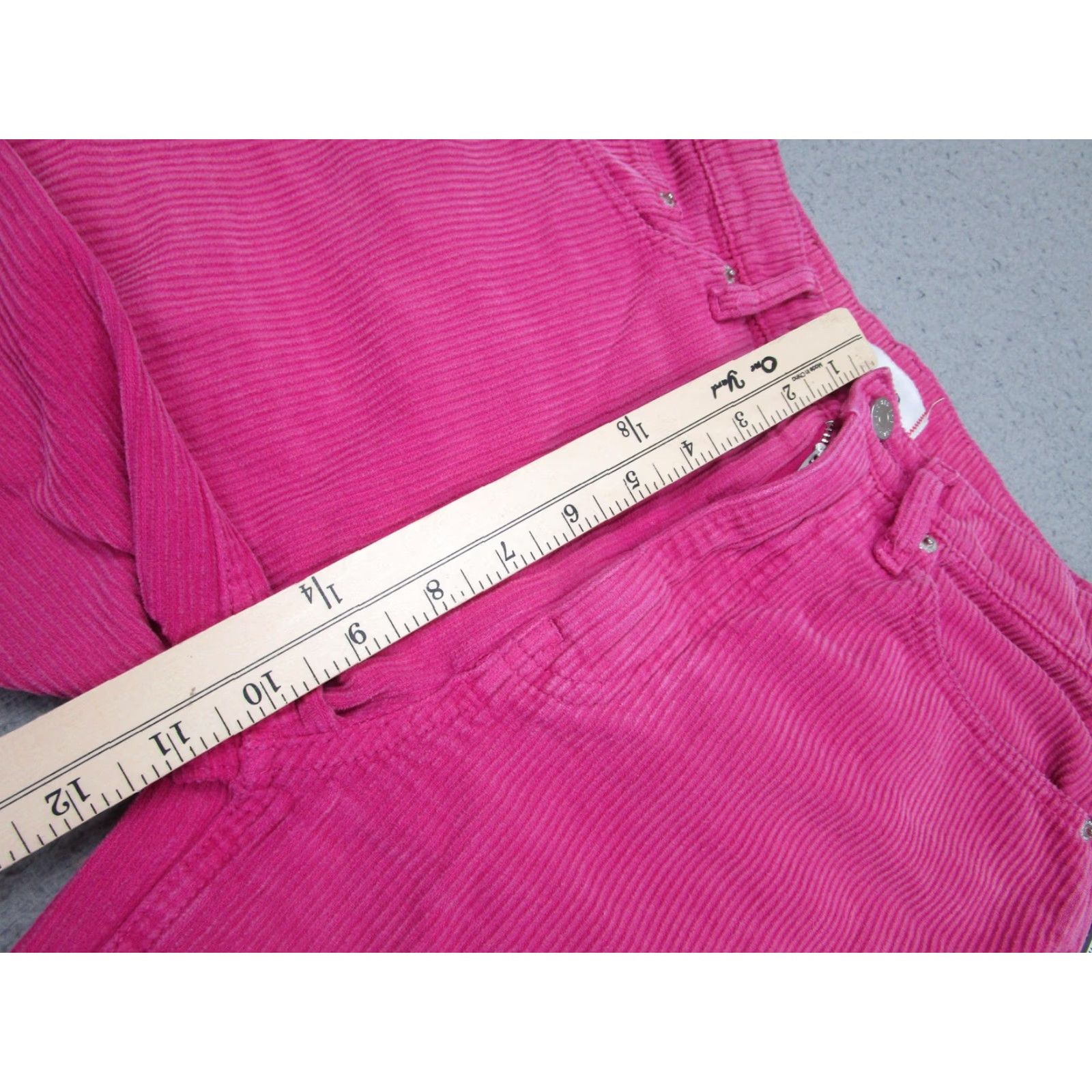 Bdg BDG Urban Outfitters Pants Womens 26 Pink High & Wide Corduroy Wide Leg Jeans Womens 26 Pink Corduroy Wide-Leg Jeans BDG Size 26" / US 2 / IT 38 - 6 Thumbnail