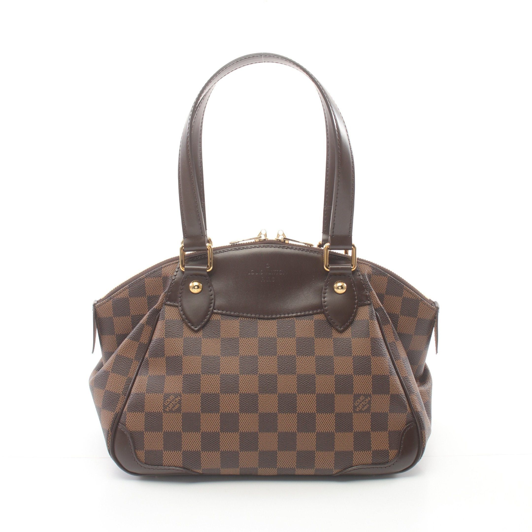 Louis Vuitton Louis Vuitton Verona Pm Damier Ebene Shoulder Bag Leather Brown Size ONE SIZE - 1 Thumbnail