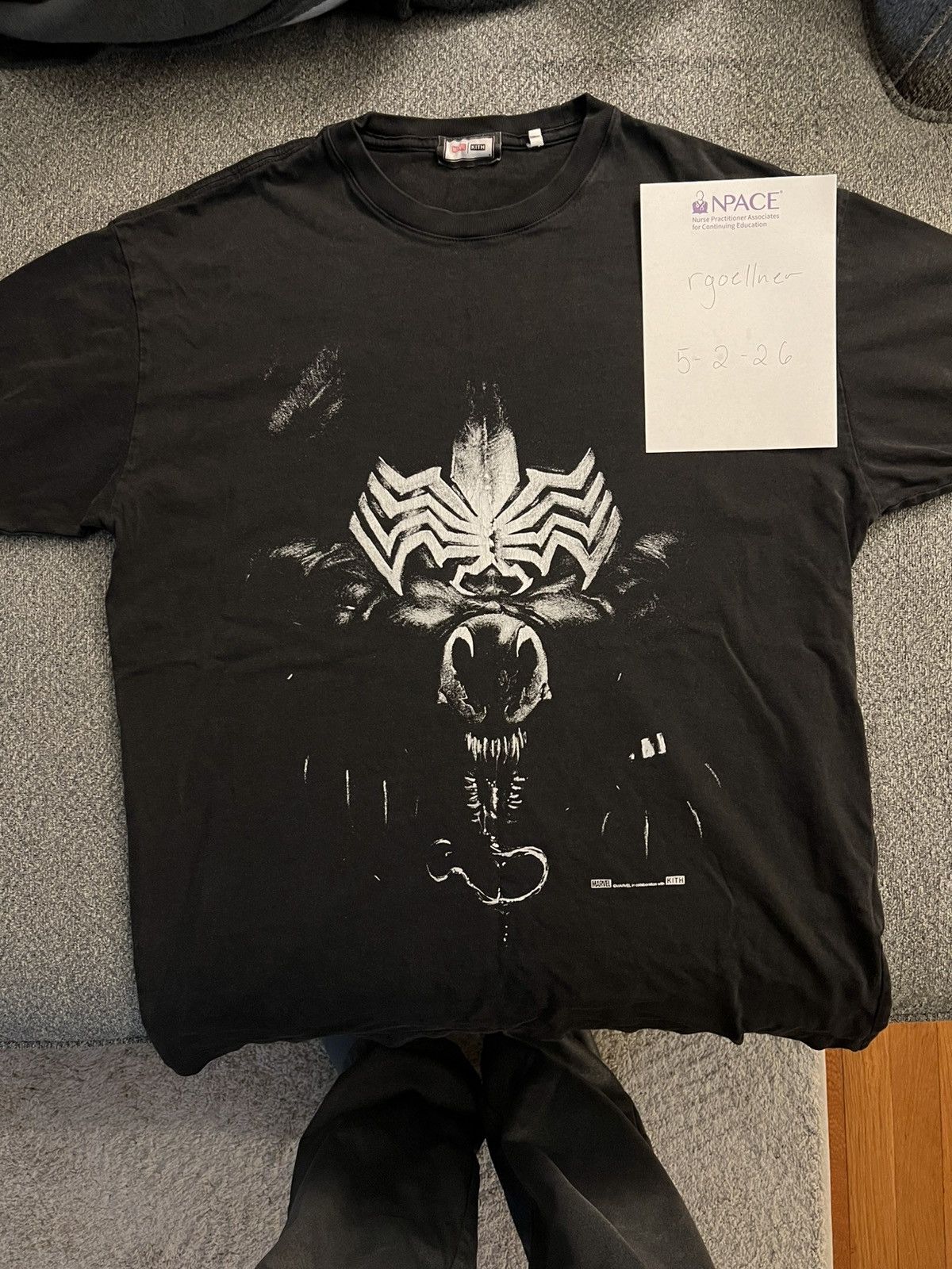 Kith × Vintage Kith x Marvel Spider-Man Black Suit Venom Vintage 
