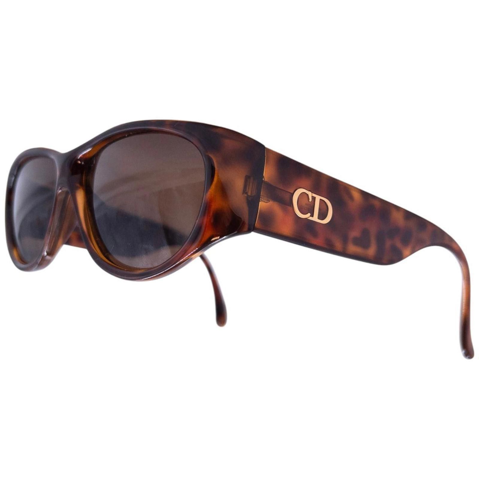 Dior Vintage Dior Tortoise Shell Sunglasses Size ONE SIZE - 5 Thumbnail