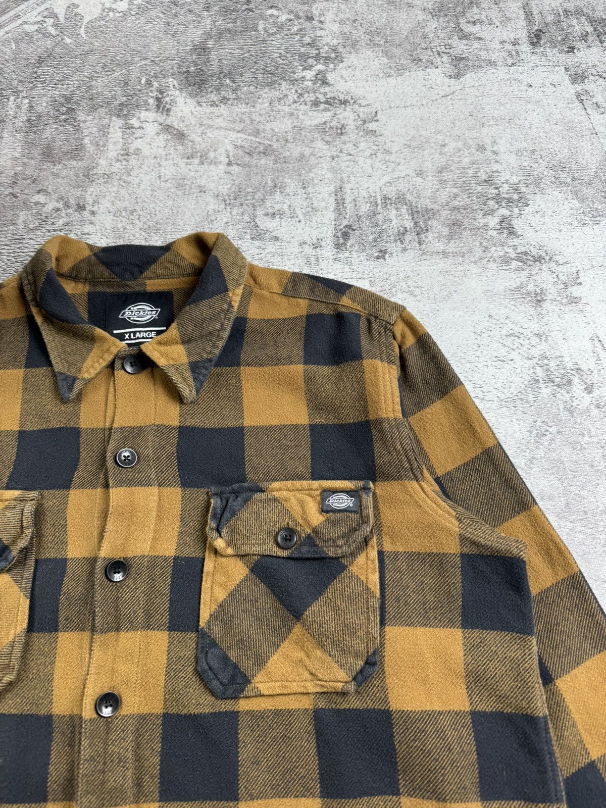 Dickies Dickies West Checked Striped Pocket Longsleeve Button Shirt Size US XL / EU 56 / 4 - 7 Thumbnail