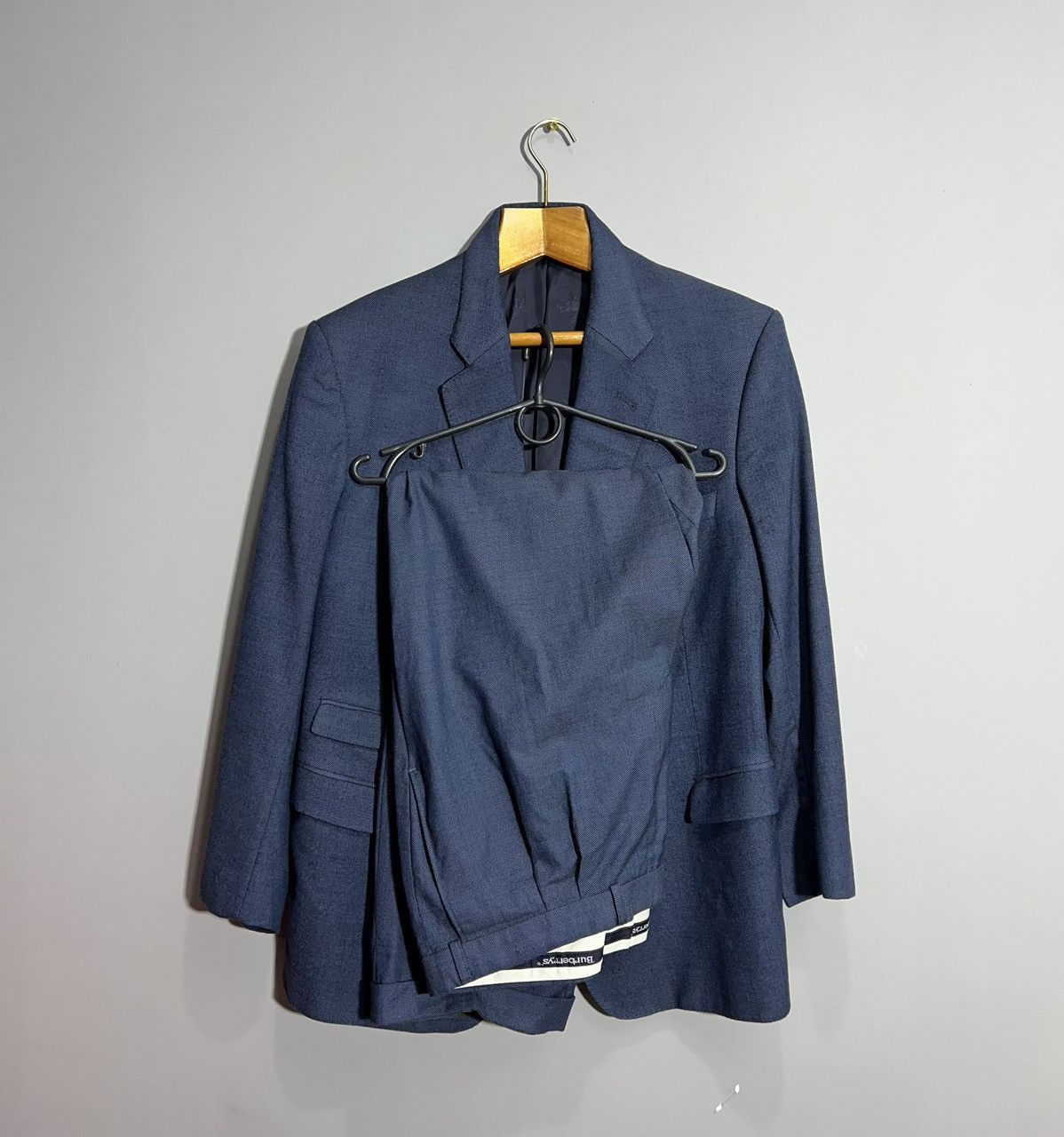Burberry × Vintage Vintage Burberry’s Wool Suit Blazer and Trousers Size 50R - 1 Thumbnail