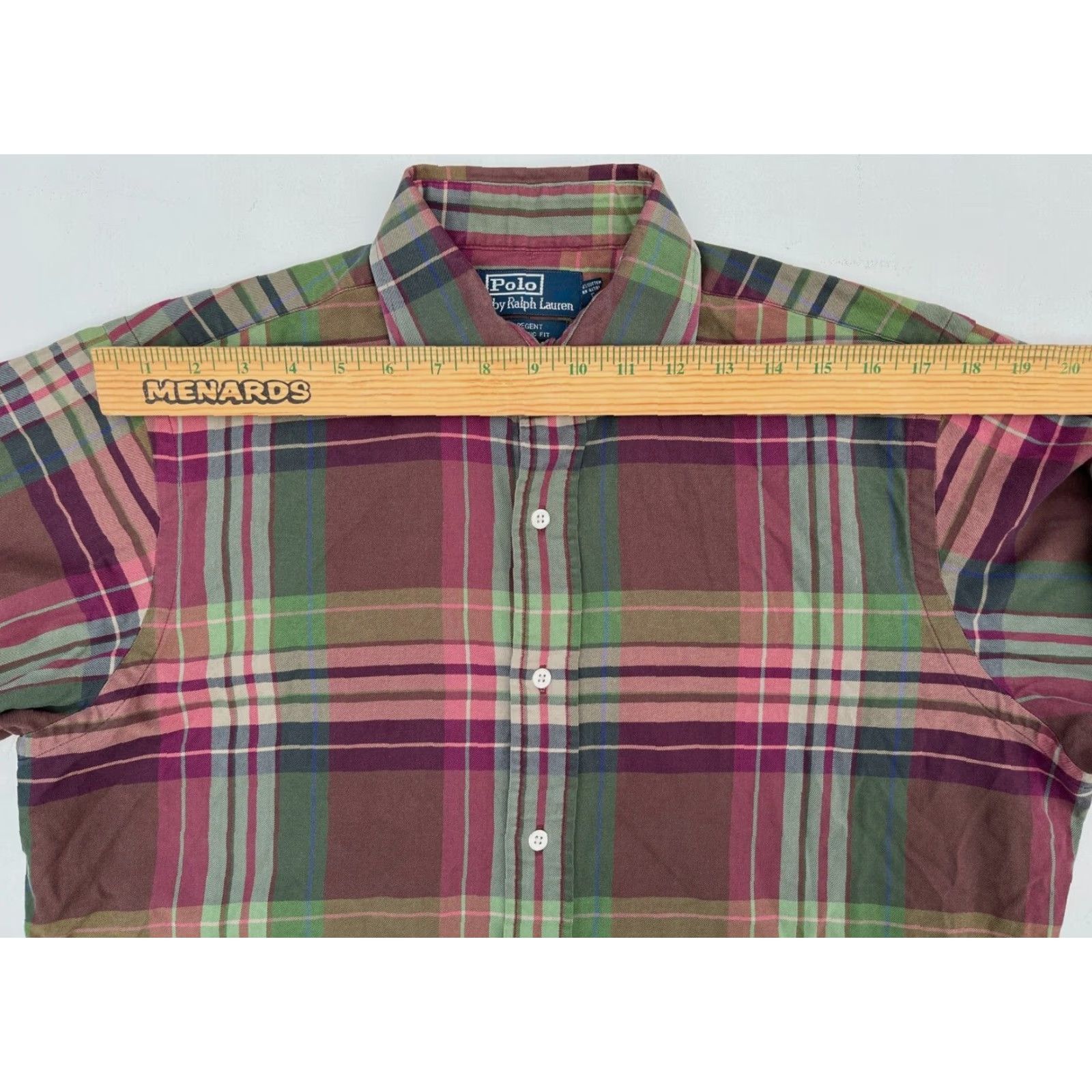 Polo Ralph Lauren VINTAGE Polo Ralph Lauren Regent Button-Up Shirt Size US M / EU 48-50 / 2 - 7 Thumbnail