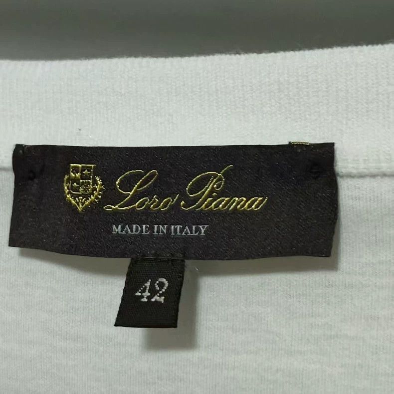 Loro Piana LORO PIANA White embroidered short sleeves Size S / US 4 / IT 40 - 3 Thumbnail