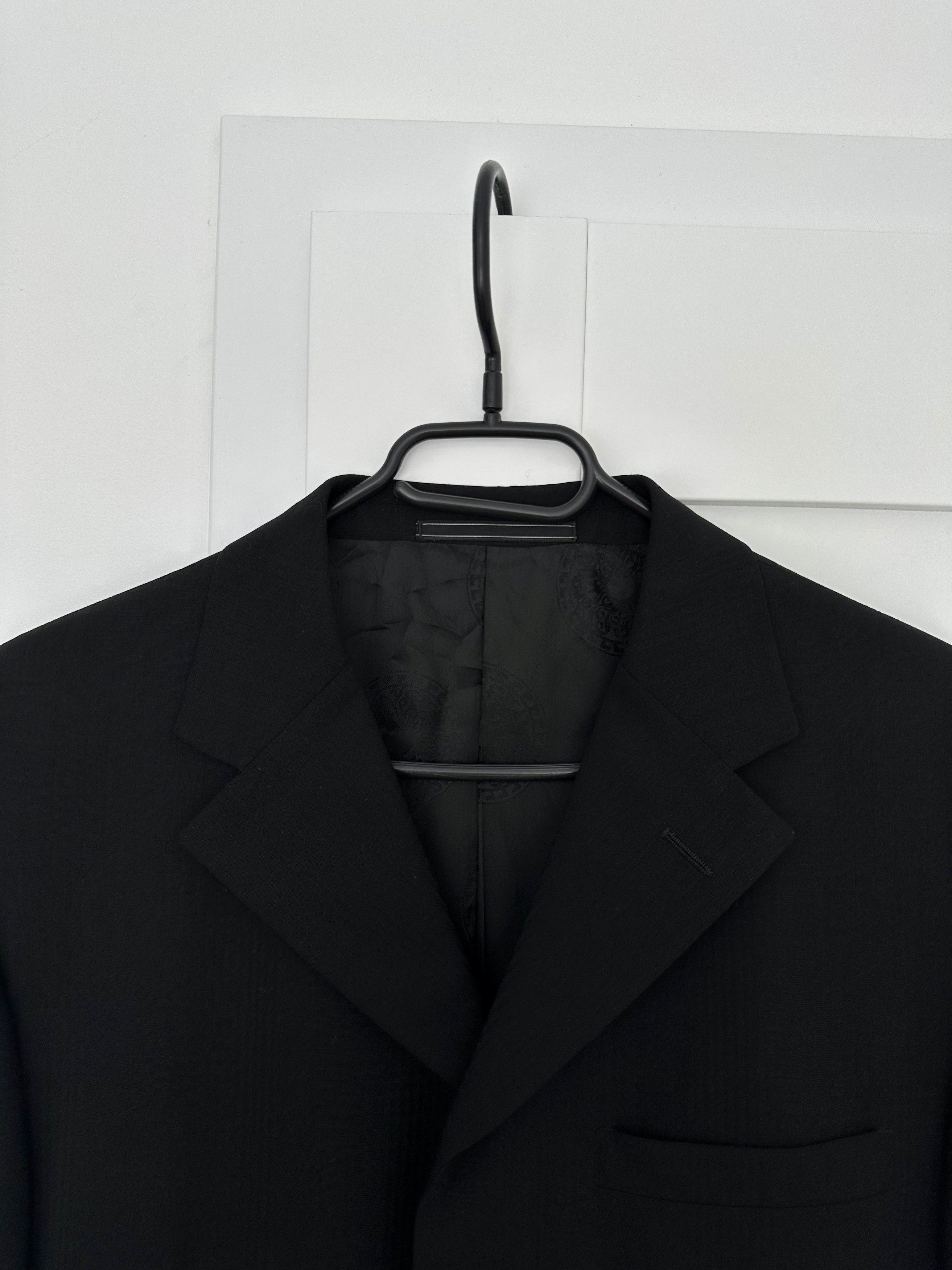 Versace Versace V2 Wool blend black Blazer jacket Size US M / EU 48-50 / 2 - 2 Thumbnail