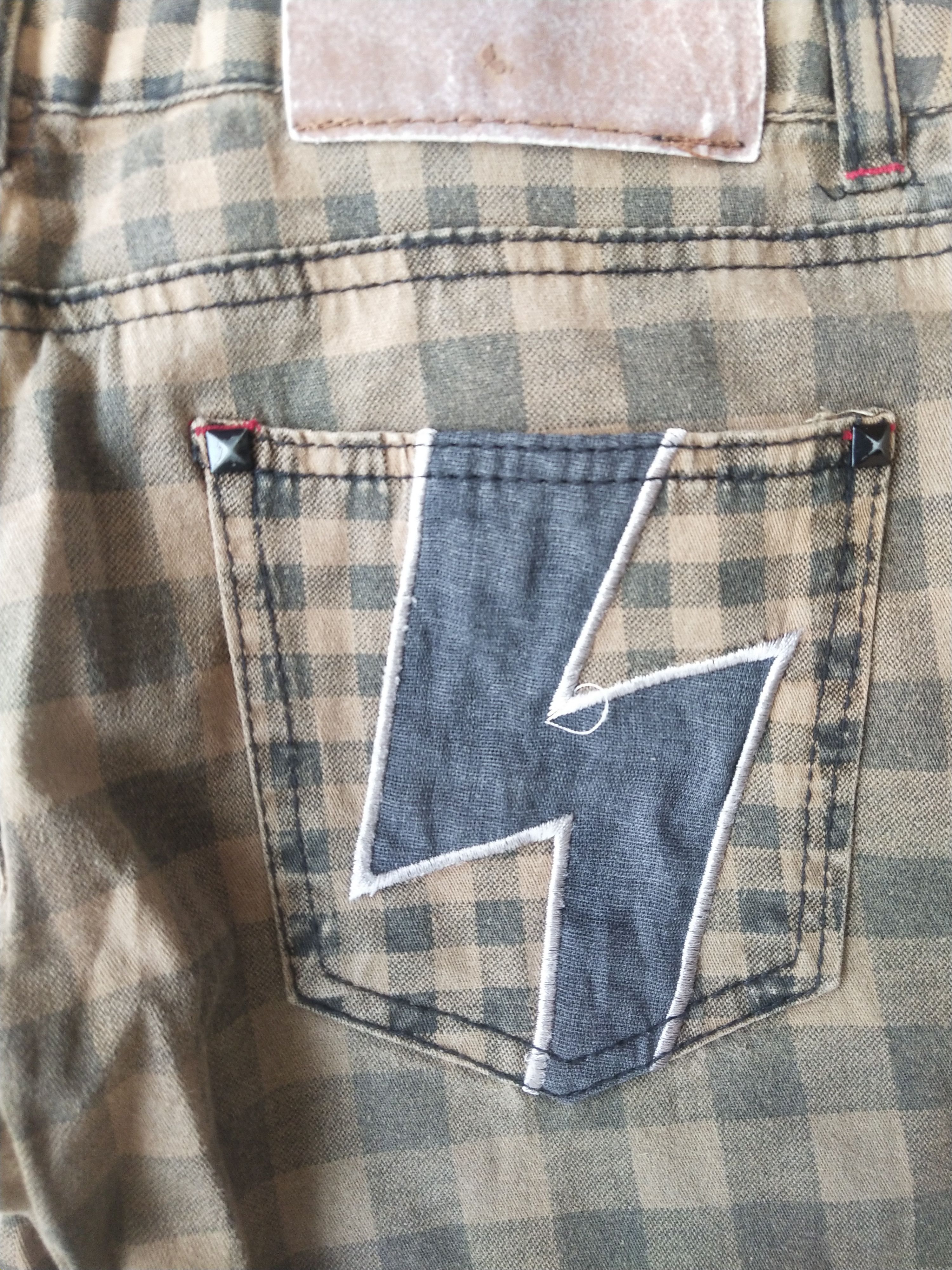 Hysteric Glamour MC Sister 2000s Gingham Plaid Pants Harajuku Punk Style Size 27" / US 4 / IT 40 - 8 Thumbnail