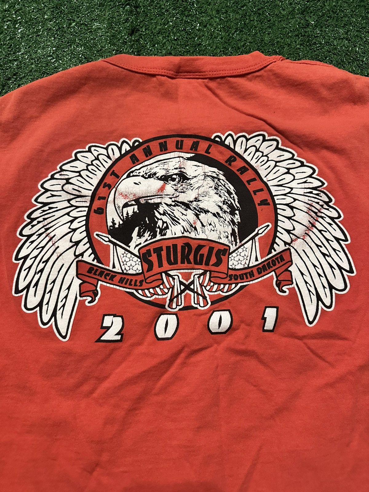 Jerzees Vintage 2001 Sturgis Motorcycle Biker Rally Tank Top Size L Size US L / EU 52-54 / 3 - 6 Thumbnail