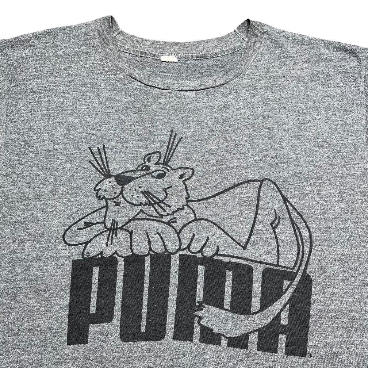Puma × Vintage Vintage 1970s Puma Brand Pink Panther Cartoon T-Shirt Size US XL / EU 56 / 4 - 4 Thumbnail