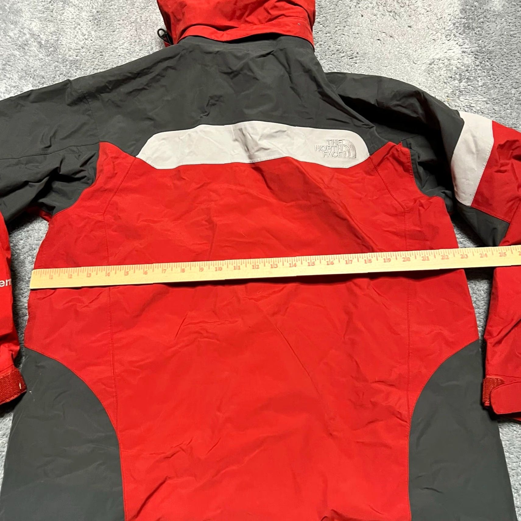 The North Face The North Face Coat Mens Medium HyVent Ski Shell Jacket Red Black Nylon Hooded Mens Size US M / EU 48-50 / 2 - 7 Thumbnail