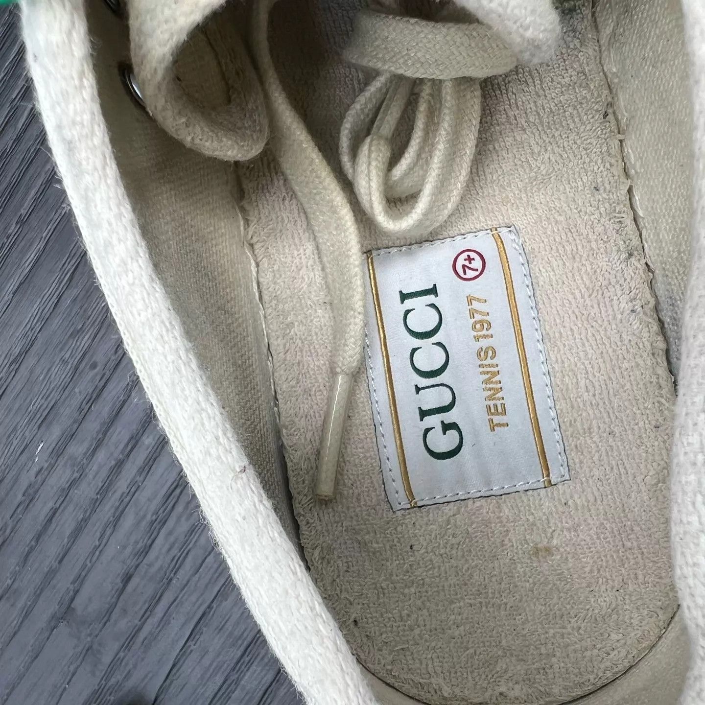 Gucci Gucci Canvas Full Print Thick Sole Sneaker US7.5 (41.5) Size US 8.5 / EU 41-42 - 6 Thumbnail