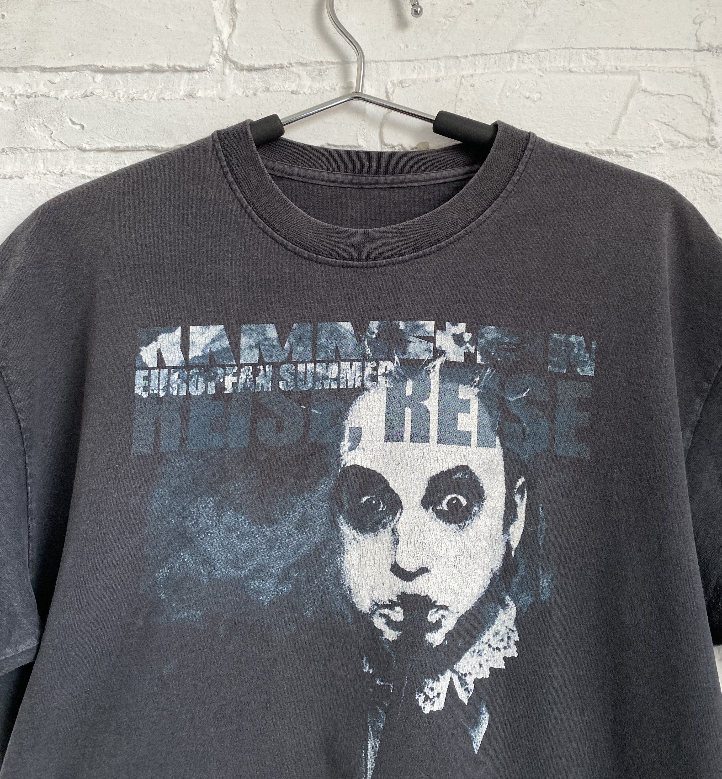 Band Tees × Vintage Vintage Rammstein reise reise European summer 2005 tee Size US L / EU 52-54 / 3 - 6 Thumbnail