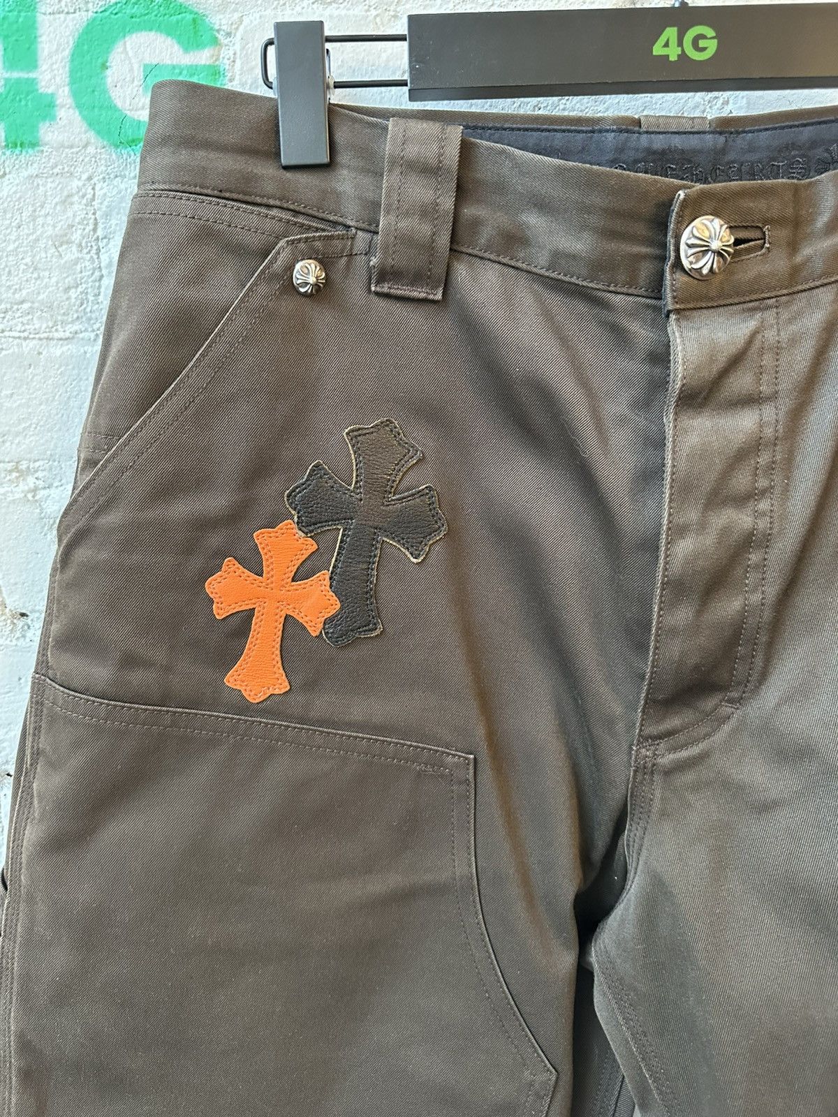 Chrome Hearts Chrome Hearts double knee carpenter cross patch jeans Size US 34 / EU 50 - 3 Thumbnail