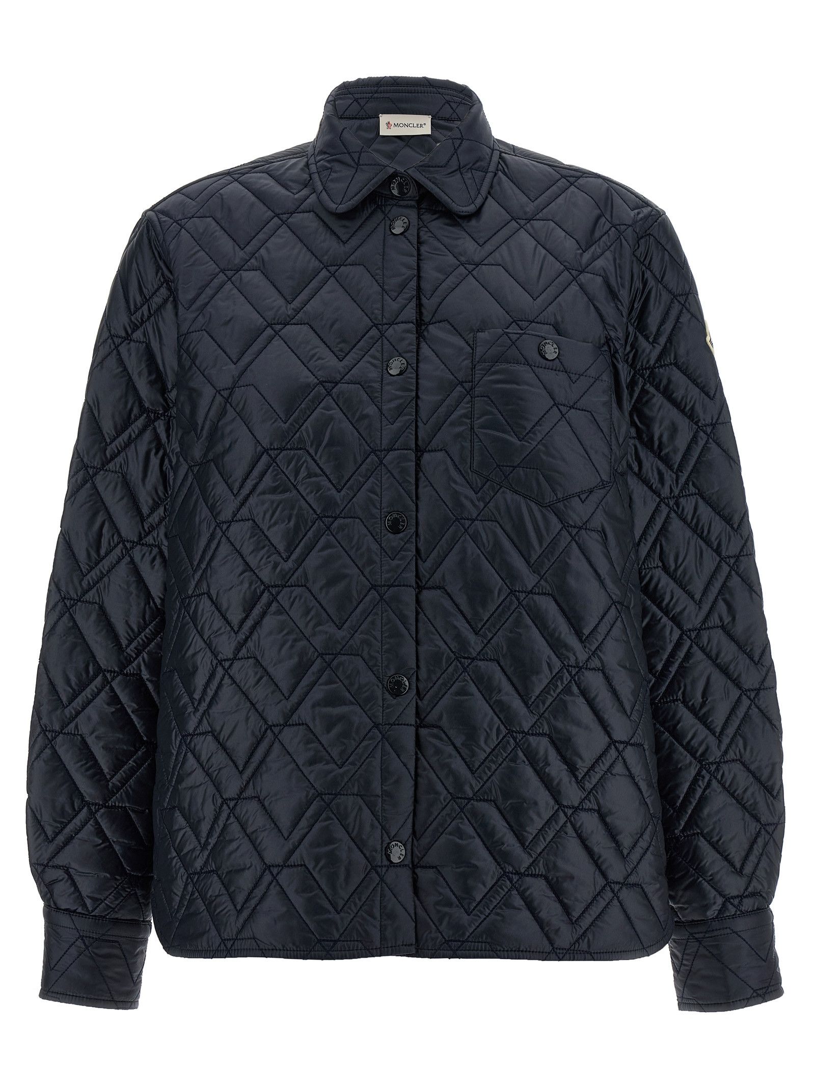 Moncler Quilted overshirt Size M / US 6-8 / IT 42-44 - 1 Thumbnail