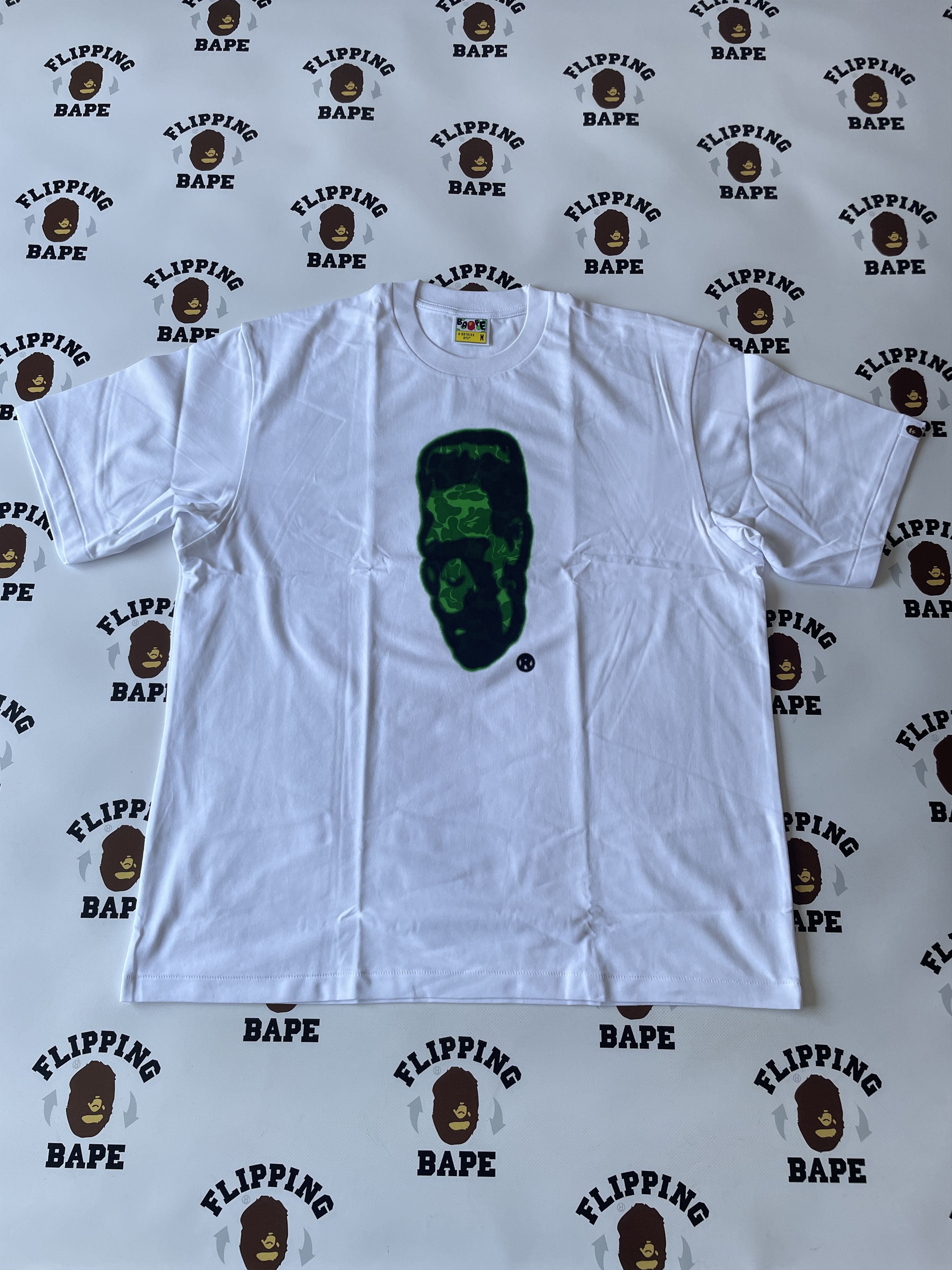 Bape BAPE SPRAY FRANKENSTEIN RELAXED FIT TEE Size US XL / EU 56 / 4 - 1 Thumbnail