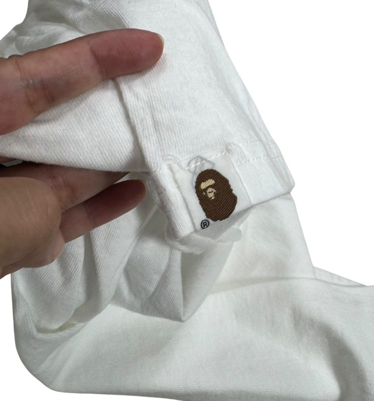 Bape BAPE APE NEVER APE Print TEE white Size US M / EU 48-50 / 2 - 2 Thumbnail
