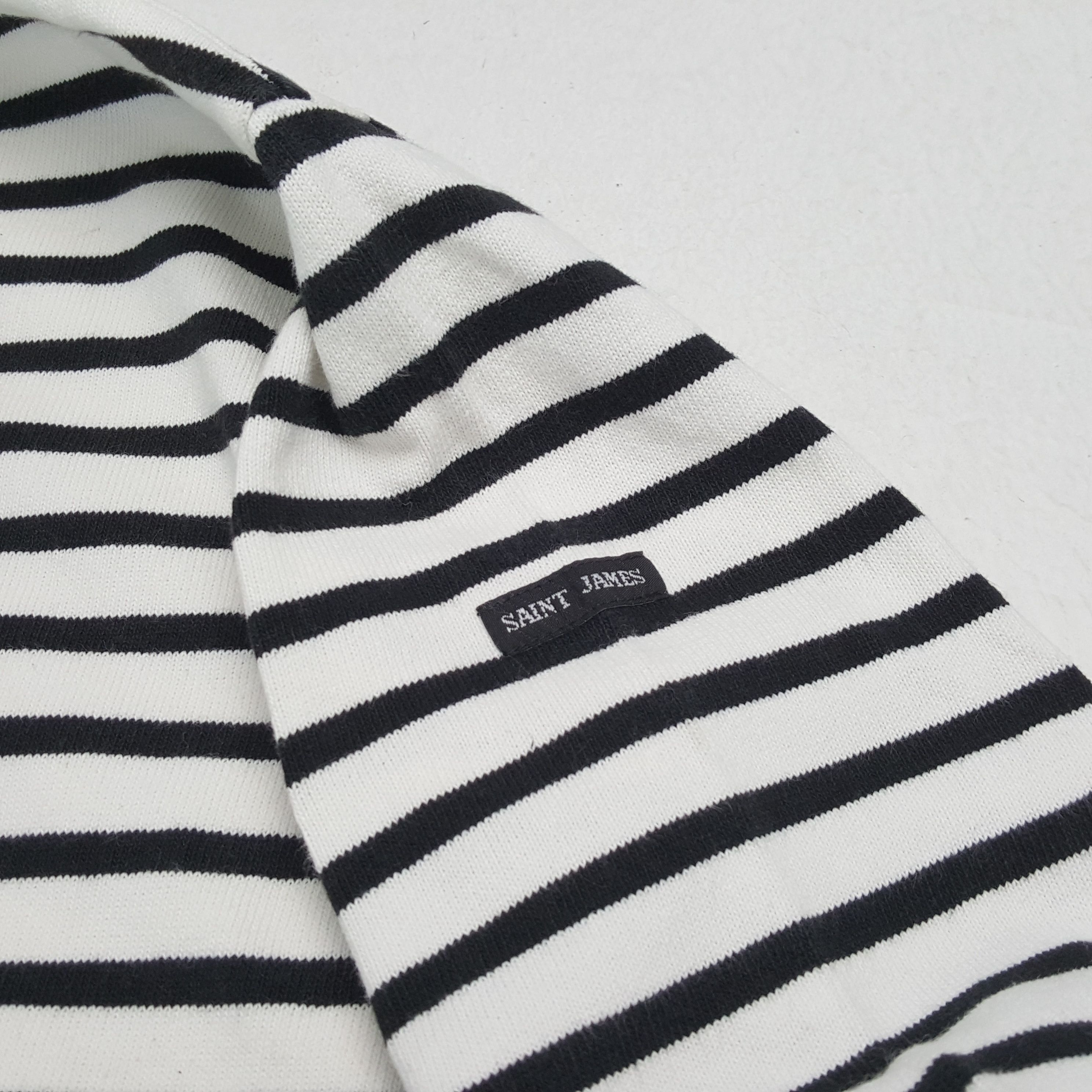 Saint James × Vintage SAINT JAMES Stripes Design Style Tshirt Size S / US 4 / IT 40 - 6 Thumbnail