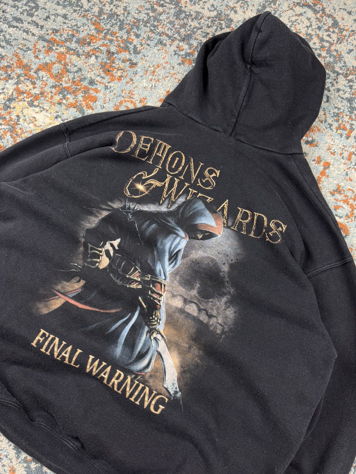 Band Tees Vintage 00s Demons & Wizards final warning metal band hoodie Size US L / EU 52-54 / 3 - 5 Thumbnail