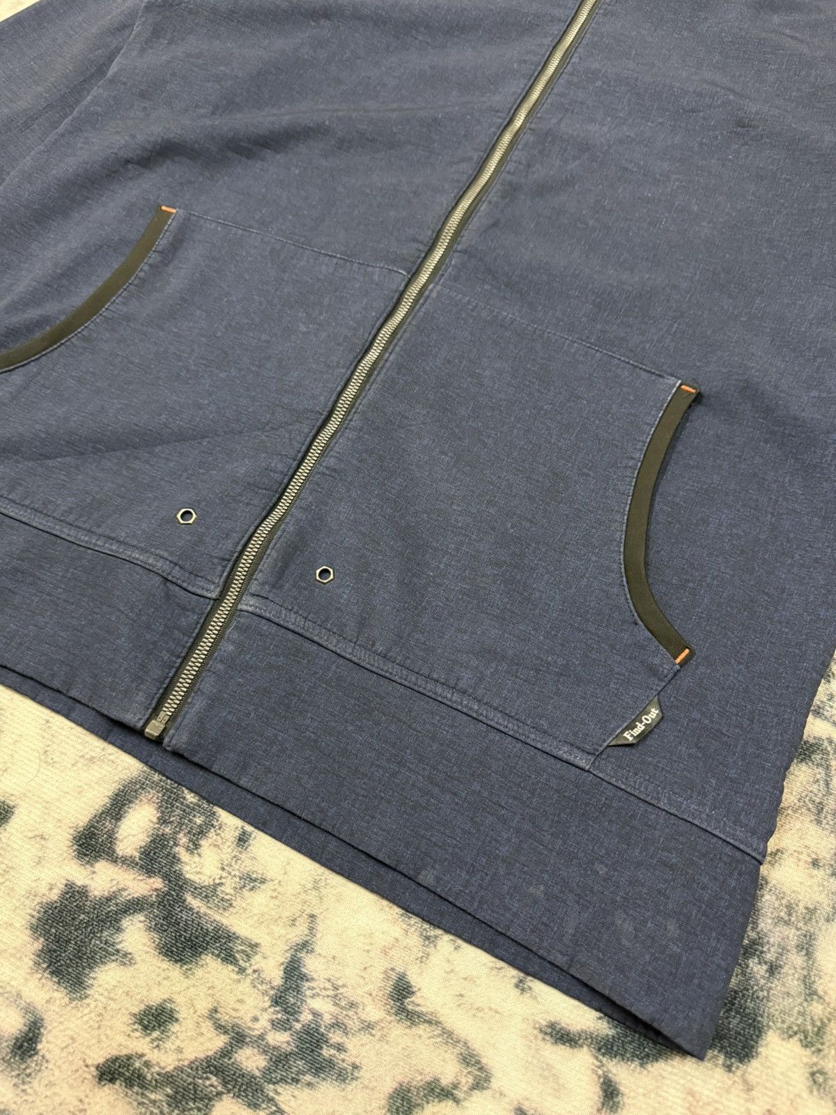 Japanese Brand Find-Out Zip Up Sweater Hoodie Size US L / EU 52-54 / 3 - 4 Thumbnail