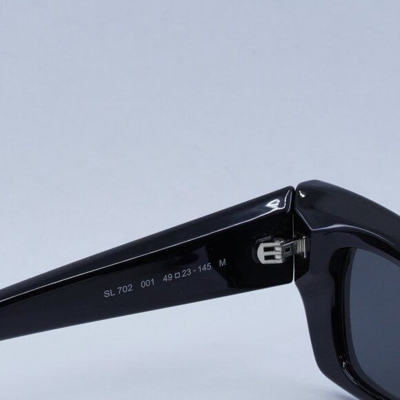 Saint Laurent Paris 🕶️ New Saint Laurent SL702 001 Sunglasses - Black Frame Size ONE SIZE - 8 Thumbnail