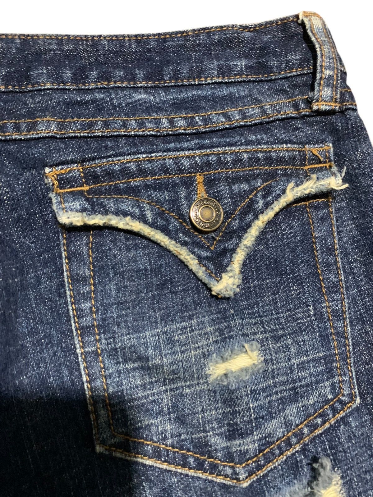 If Six Was Nine × Le Grande Bleu (L.G.B.) × semanticdesign Semantic Design flared jeans distressed ripped punk Size US 30 / EU 46 - 8 Thumbnail