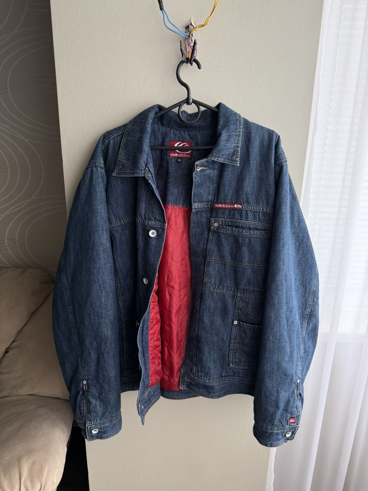 Quiksilver Quiksilver Vintage Y2K Denim Jacket Size Xl Size US XL / EU 56 / 4 - 12 Thumbnail