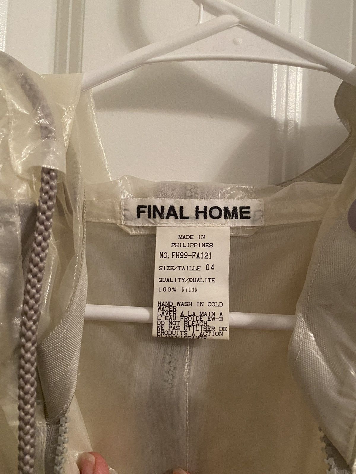 Final Home Final Home Clear Long Coat MOMA Size 4 Size US L / EU 52-54 / 3 - 3 Thumbnail